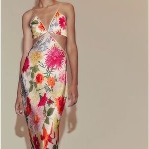 reformation poppies silk dress